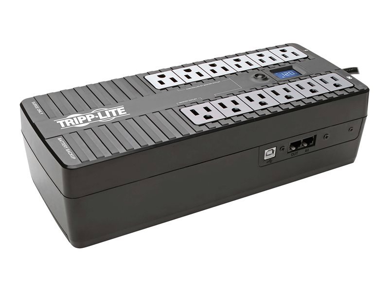 ECO Series Energy-Saving Standby UPS, 12 Outlets, 850 VA, 420 J